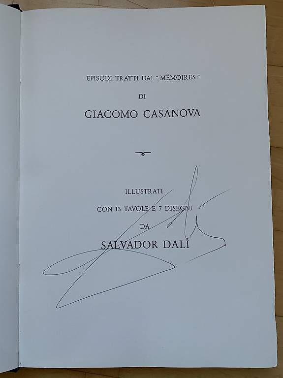 Libri: Dali: Salvador Dali Illustra Casanova – Usato da Bülach venduto da hesigi 1