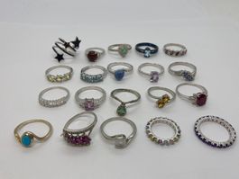 LOT Silber-Ringe /i415