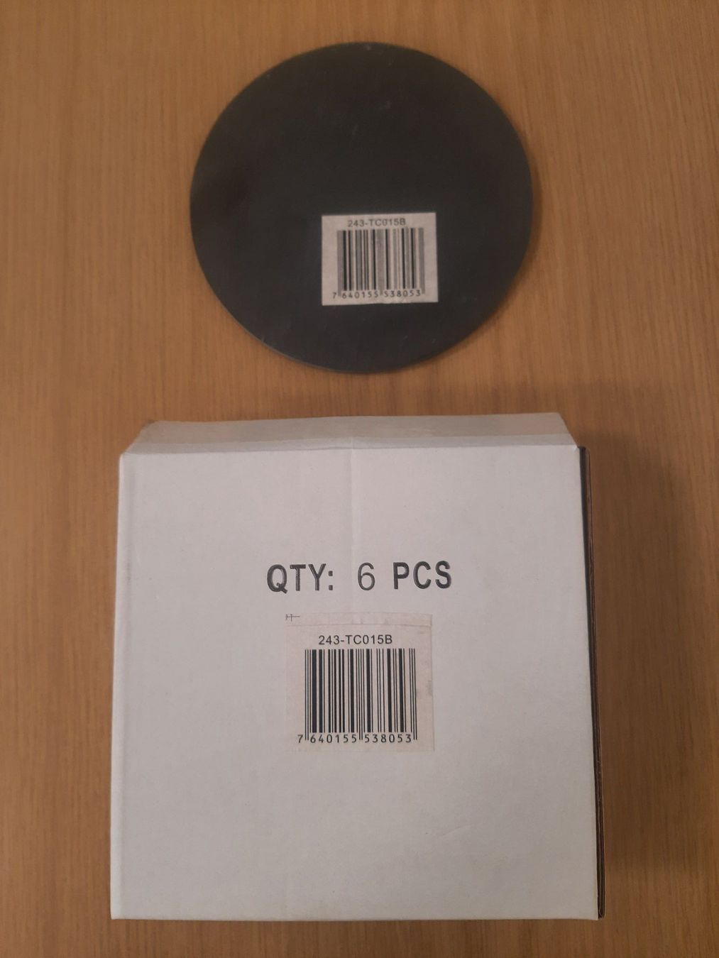 Piatti di portata: Schieferplatten rund 6er-Set, Ø 15cm – Usato da Muotathal venduto da robin40