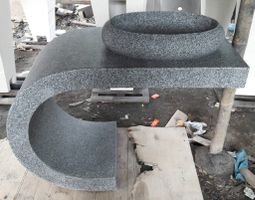 Waschbeckensäule Terrazzo Handwaschbecken Lavabo Standbecken