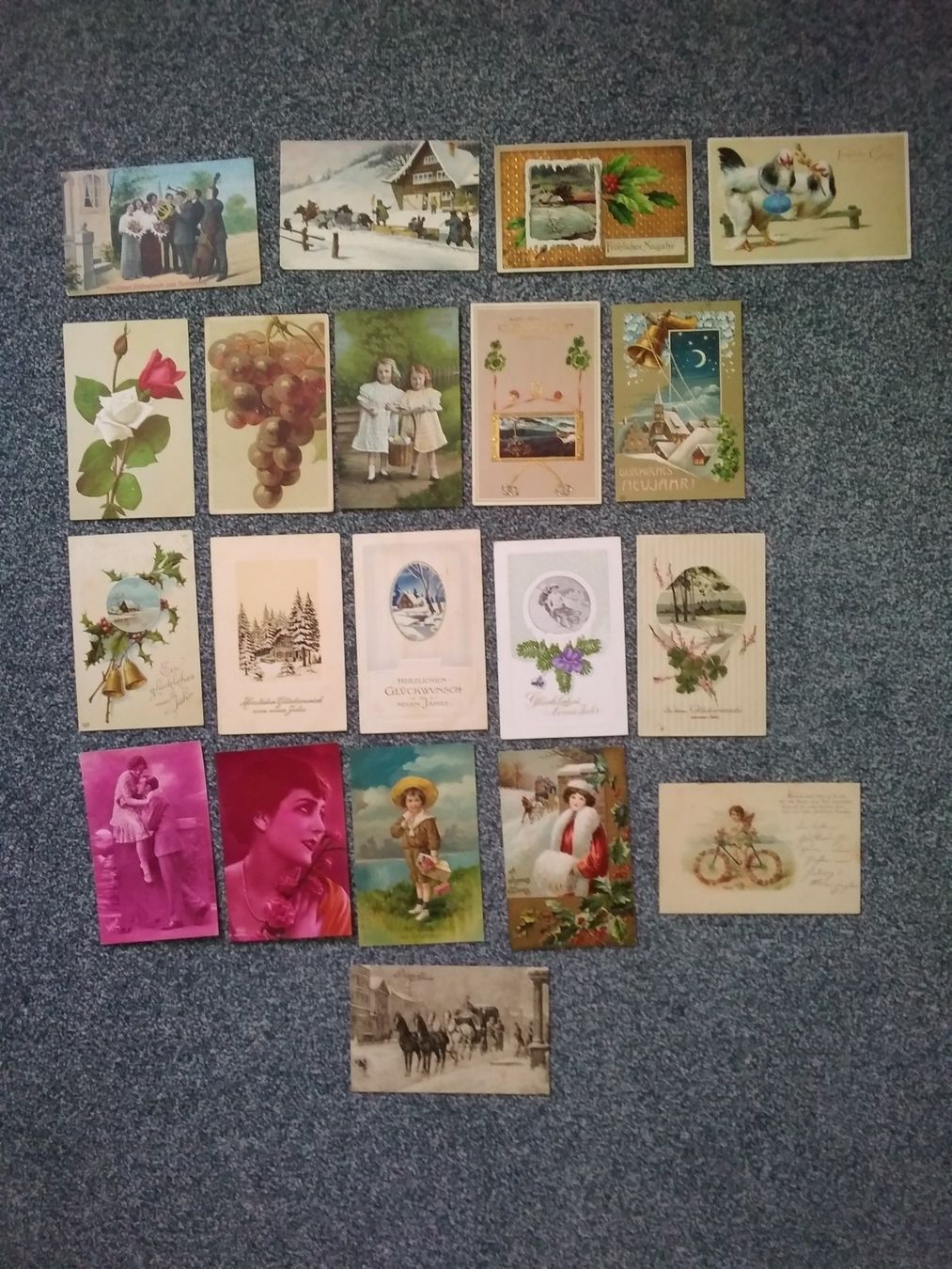 Cartoline postali: Sammlung Kitschkarten 100 Stück – Usato da Appenzell venduto da lama19 3