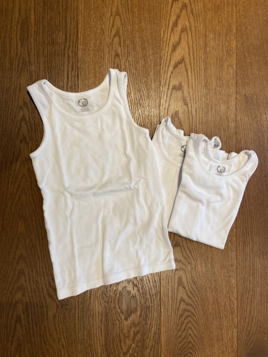 Migros Biancheria intima: Unterhemden 3 Stk. Gr. 134/140 – Usato da Pratteln venduto da Nala78