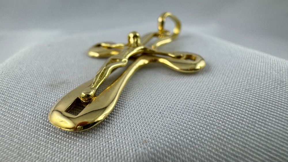Ciondoli: Kreuz Anhänger in 750 Gold / 18 Karat – Usato da kreuzlingen venduto da fantasy_schmuck 7
