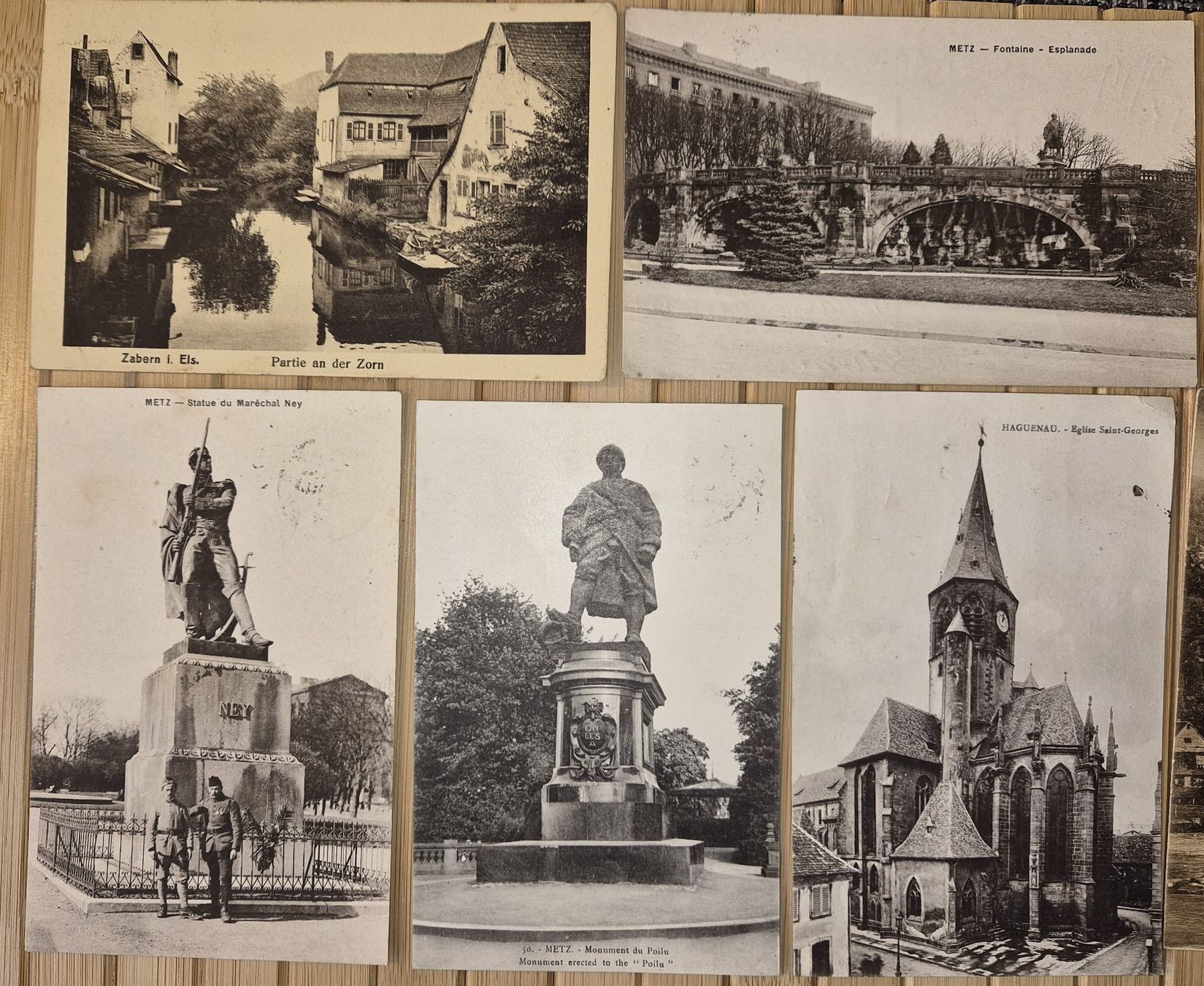 Cartoline postali: 17 antike Postkarten "Elsass" 1919/20 – Usato da Basel venduto da Kurioses 1