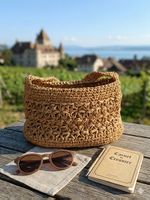Sac d’été en crochet fait main Pièce unique Neuf avec poche 