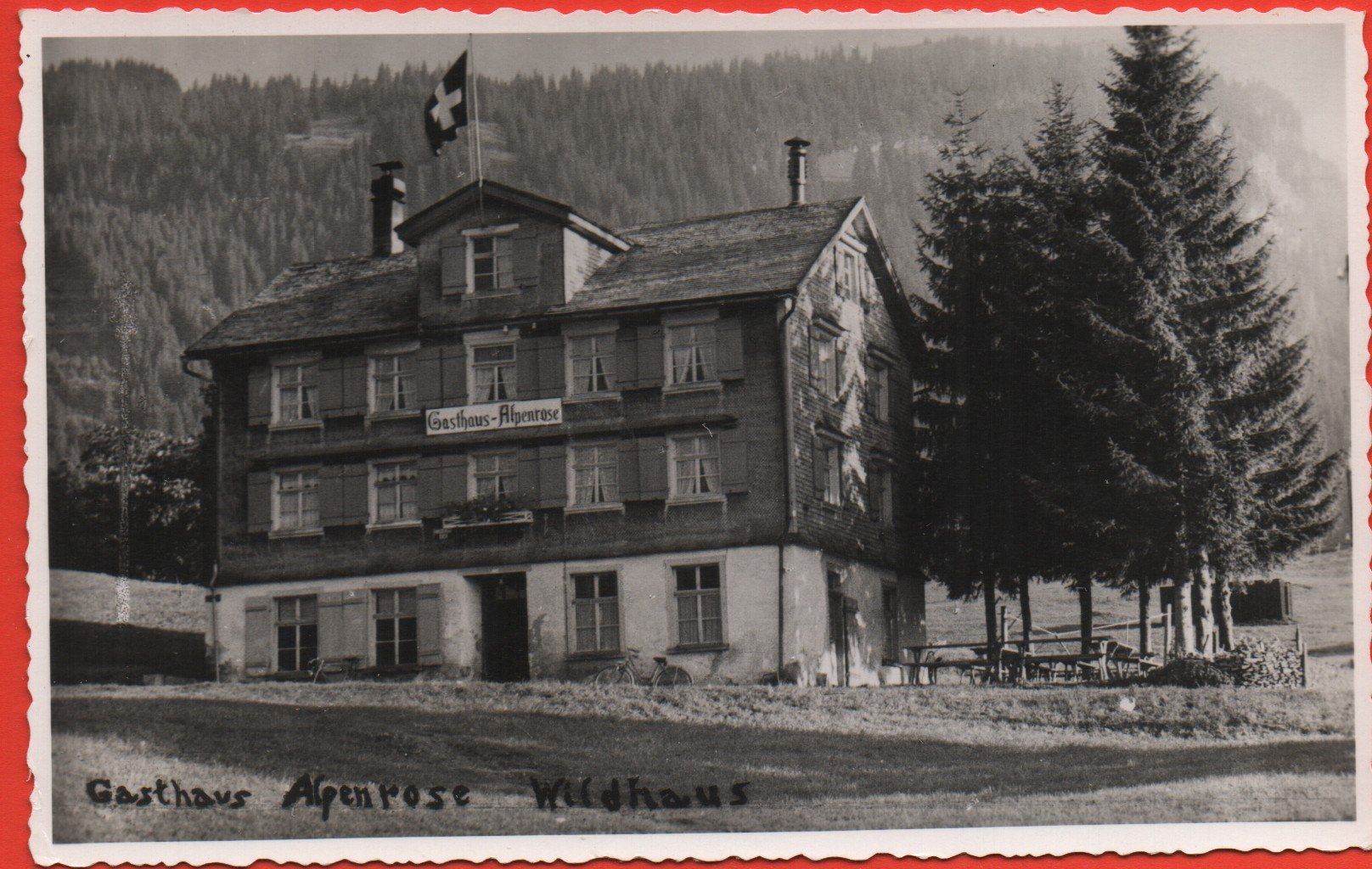 Cartes postales: WILDHAUS Gasthaus Alpenrose – D'occasion à Jona par philajona