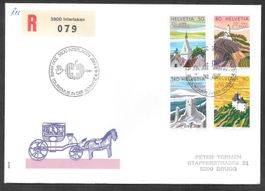Sonderbrief S. 1311 200 Jahre Tourismus CH Interlaken 1987