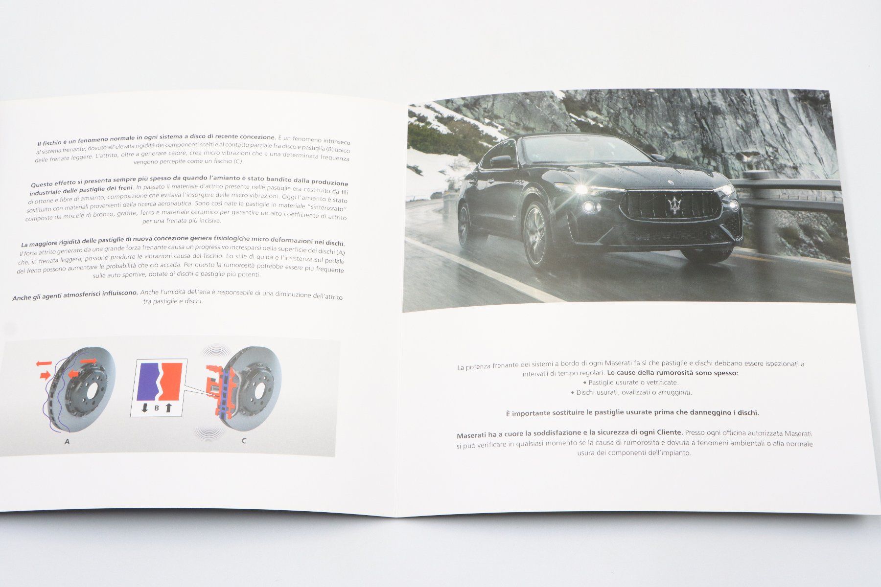 Maserati Documenti: Maserati Bremssystem Prospekt 2019 – Usato da Bühl b.Aarberg venduto da Collectorpassions 4