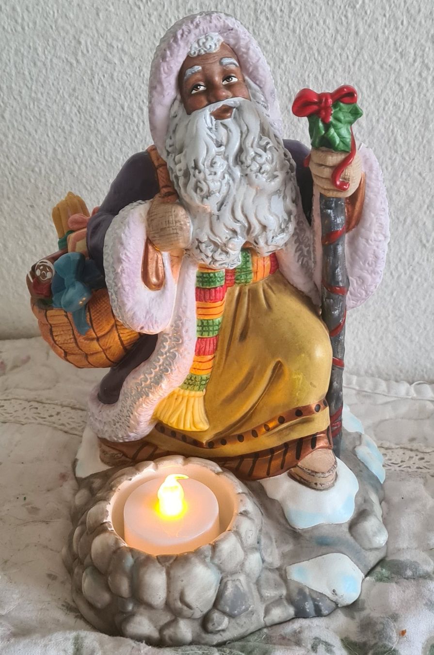 Partylite Tutte le decorazioni: Samichlaus/Nikolaus Teelichthalter, Partylite 22 cm – Usato da Winterthur venduto da bibummi 1