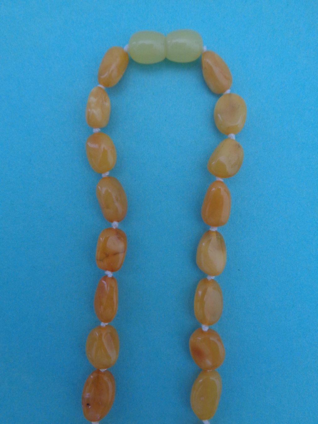 Catenine: Natur Bernstein Butterscotch Kette 45 cm. – Usato da Chur venduto da omonia 3