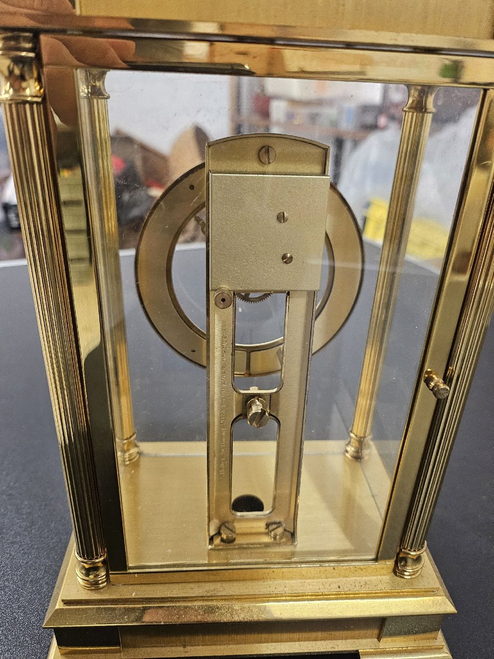 Orologi da terra & Orologi da parete: Tischuhr Messing Glas 8 Tage Werk  – Usato da St. Gallen venduto da Cocos_Ricardo 5