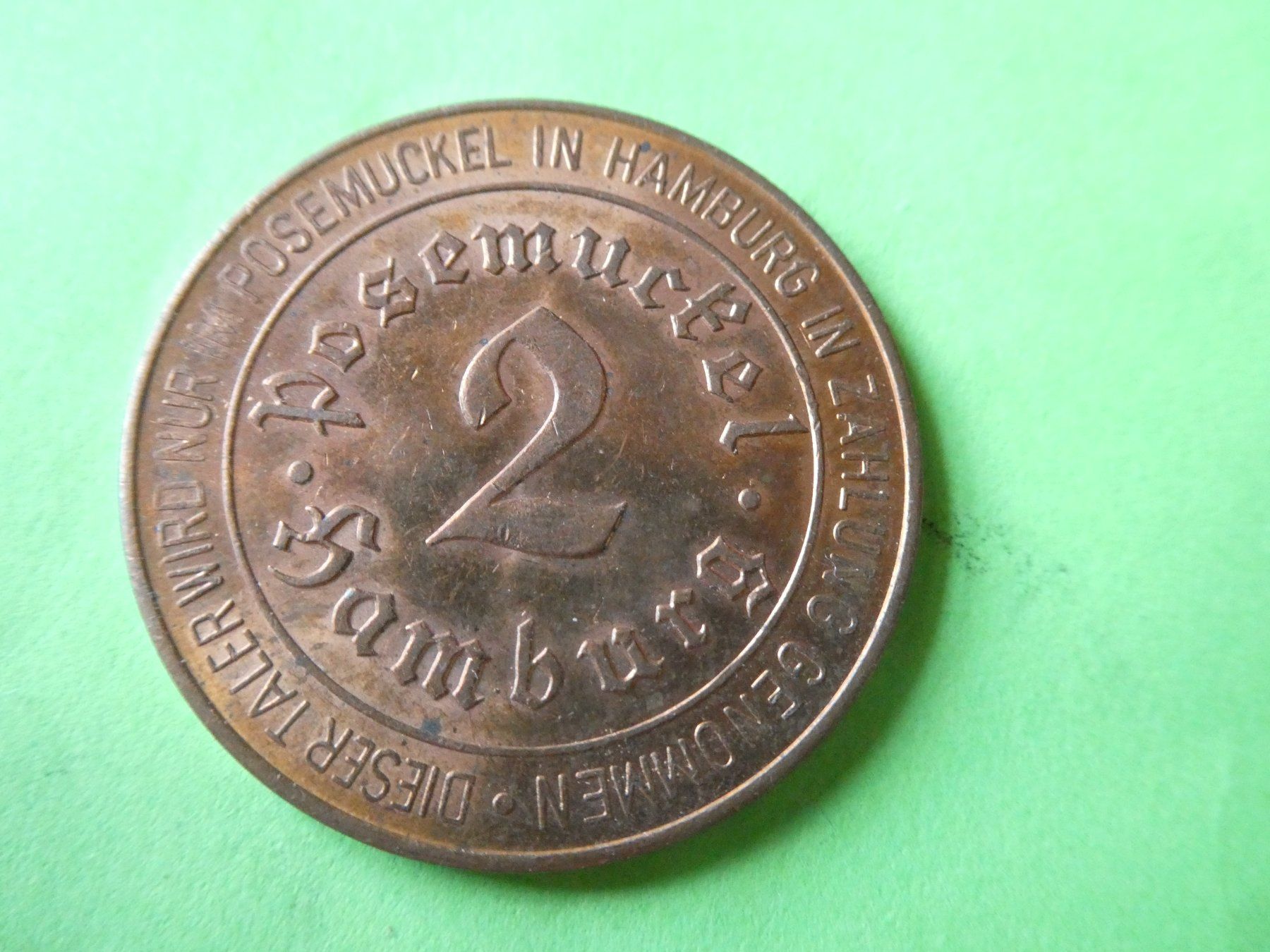 Toutes les monnaies: Hamburg 1978, 2 Posemuckel – D'occasion à Hinterforst par Rohusri 1