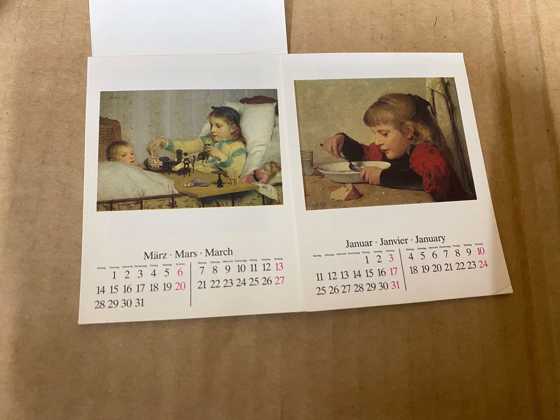 Calendari: Albert Anker Kalender sehr klein – Usato da Eschlikon TG venduto da ArtRec 1