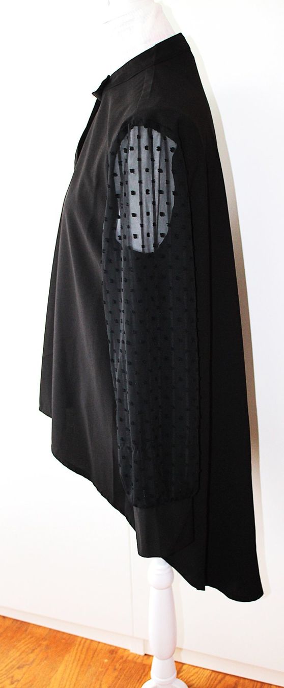 Shein Camicette: Edle Bluse mit transparenten Ärmeln und coolem Schnitt – Nuovo (secondo la descrizione) da Hüttwilen venduto da pinti55 2