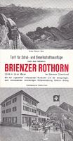Tarifliste 1956 für Hotel - und Bahn Brienzer Rothorn.