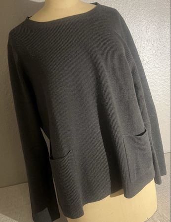 PULL MAILLE CÔTELÉE FABIANA FILIPPI LAINE, SOIE & CACHEMIRE