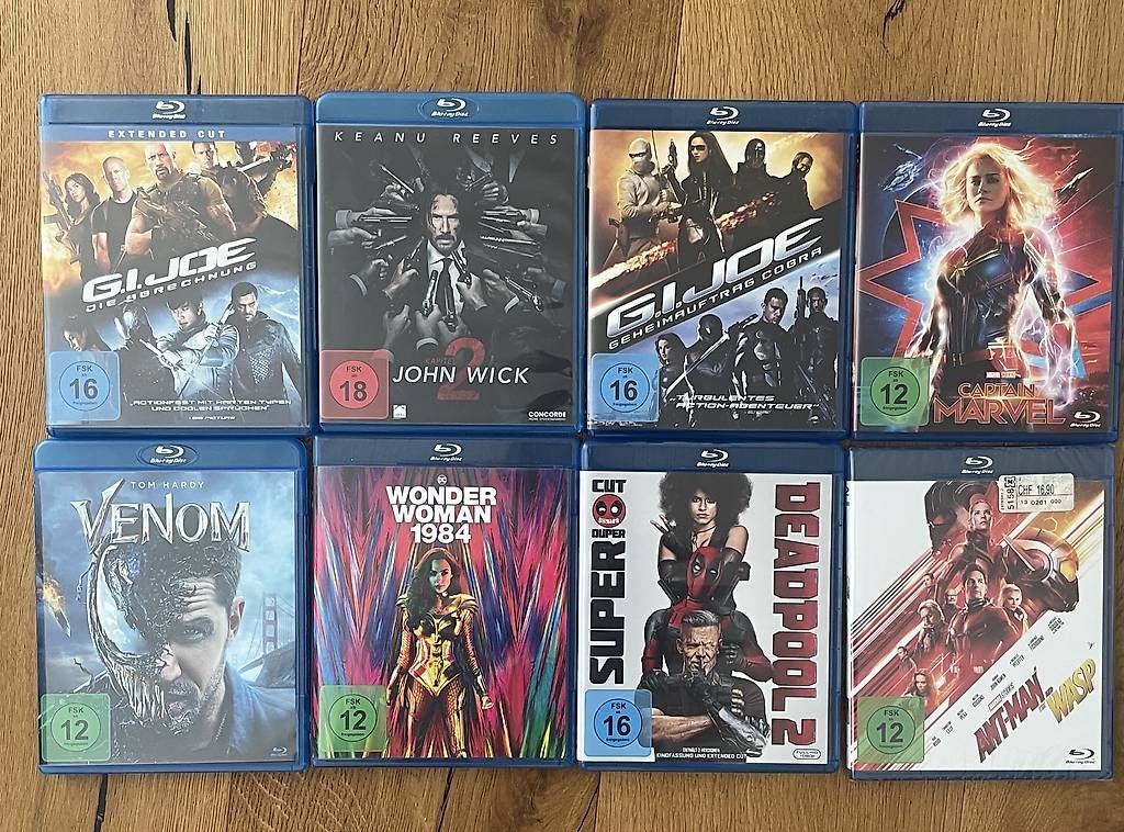 Tutti i DVDs: 8 Blu-ray Action Filme als Bundle – Usato da Arnegg venduto da Marcov8563