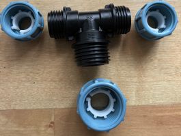 T-Stück 90° UNIDELTA ø 20 mm x 25 mm x 20 mm, PN 16‪
