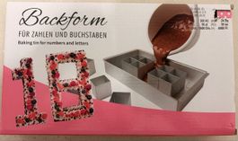 Aluminium Kuchenform Modulierbare Torten Backform für Zahlen