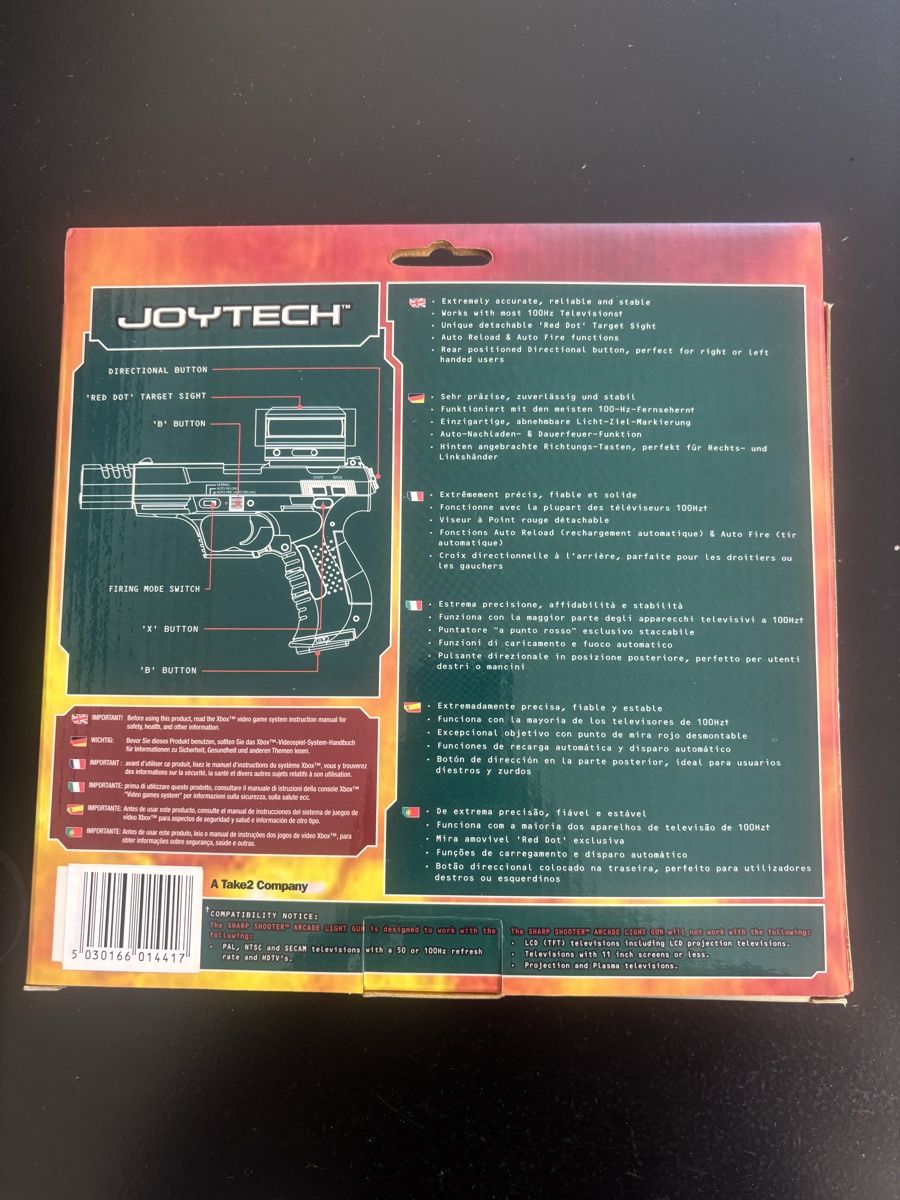 Controller: Joytech Sharp Shooter Arcade LightGun für Xbox in OVP – Nuovo (secondo la descrizione) da Volketswil venduto da 1970rog 3
