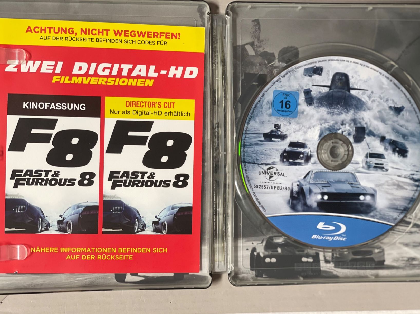 Tutti i DVDs: Fast & Furious 8 Steelbook – Usato da Muri b. Bern venduto da AdidasCollector 2