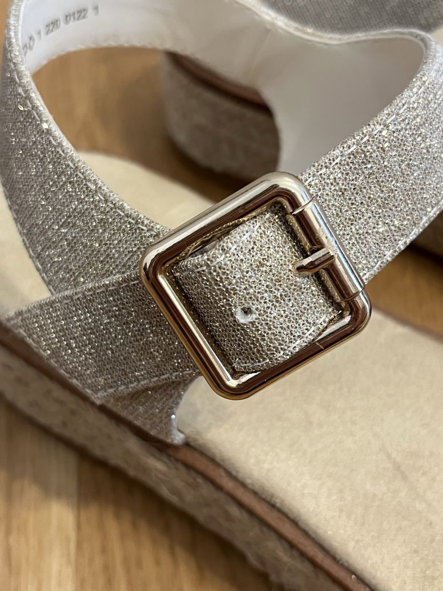 Dosenbach Scarpe da donna: glitzernde Damensandalen – Nuovo (secondo la descrizione) da Glis venduto da jos_hj8q 3