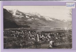 Walenstadt   :   alte Ansichtkarte von Wallenstadt 1920er-J.