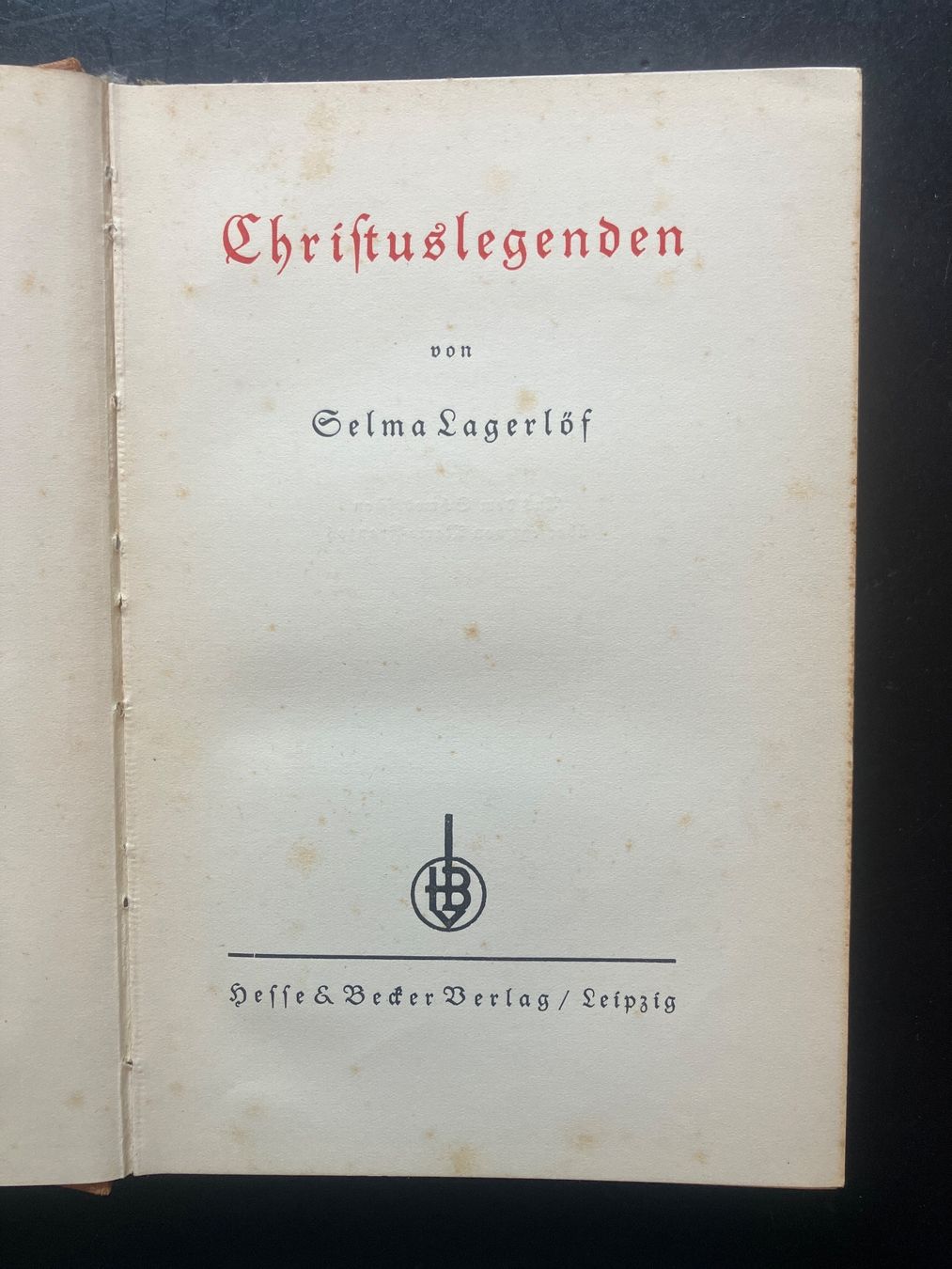 Libri: Christuslegenden. S. Lagerlöf, antik – Usato da Wangen ZH venduto da day01 1