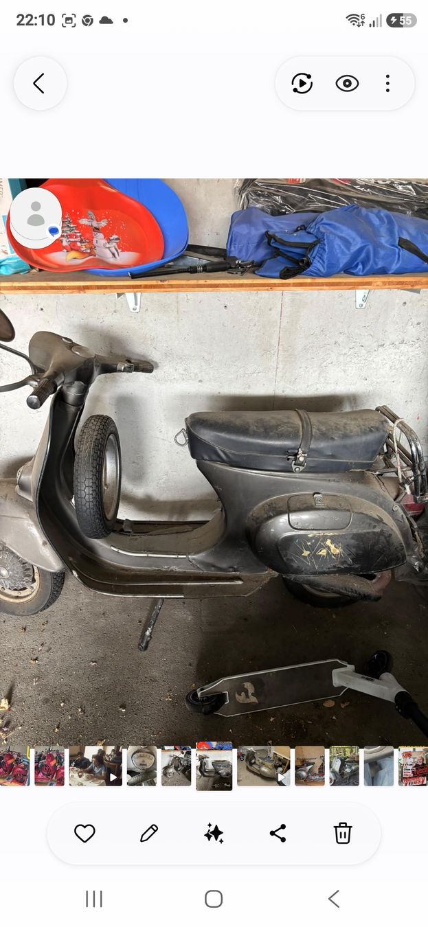 Vespa Scooter: Vespa Primavera 125 1978 – Difettoso da Niederwangen BE venduto da Zimmo72