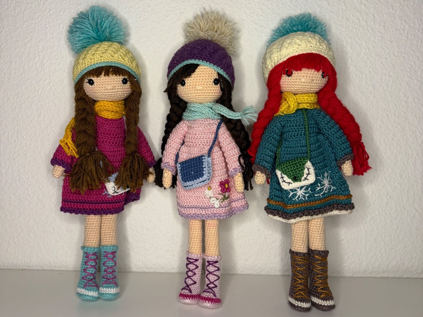 Spielzeuge: Handgemachte Amigurumi Wintermädchen - Puppen – Neu und originalverpackt aus Muttenz von Sarina_nadine