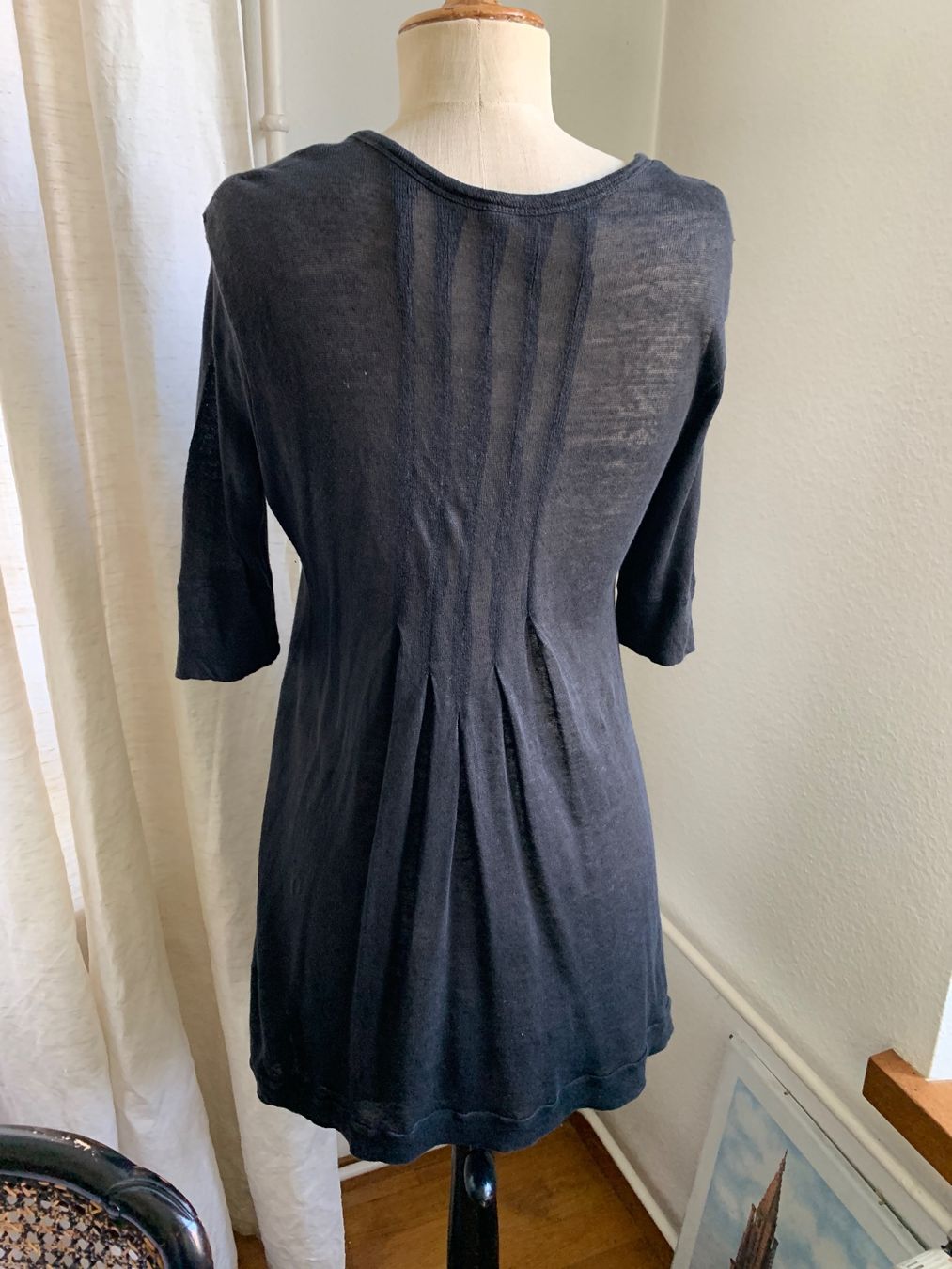Camicette: Schwarze Leinen Bluse Walter Krines Gr. 38 – Usato da Richterswil venduto da Moii89 1