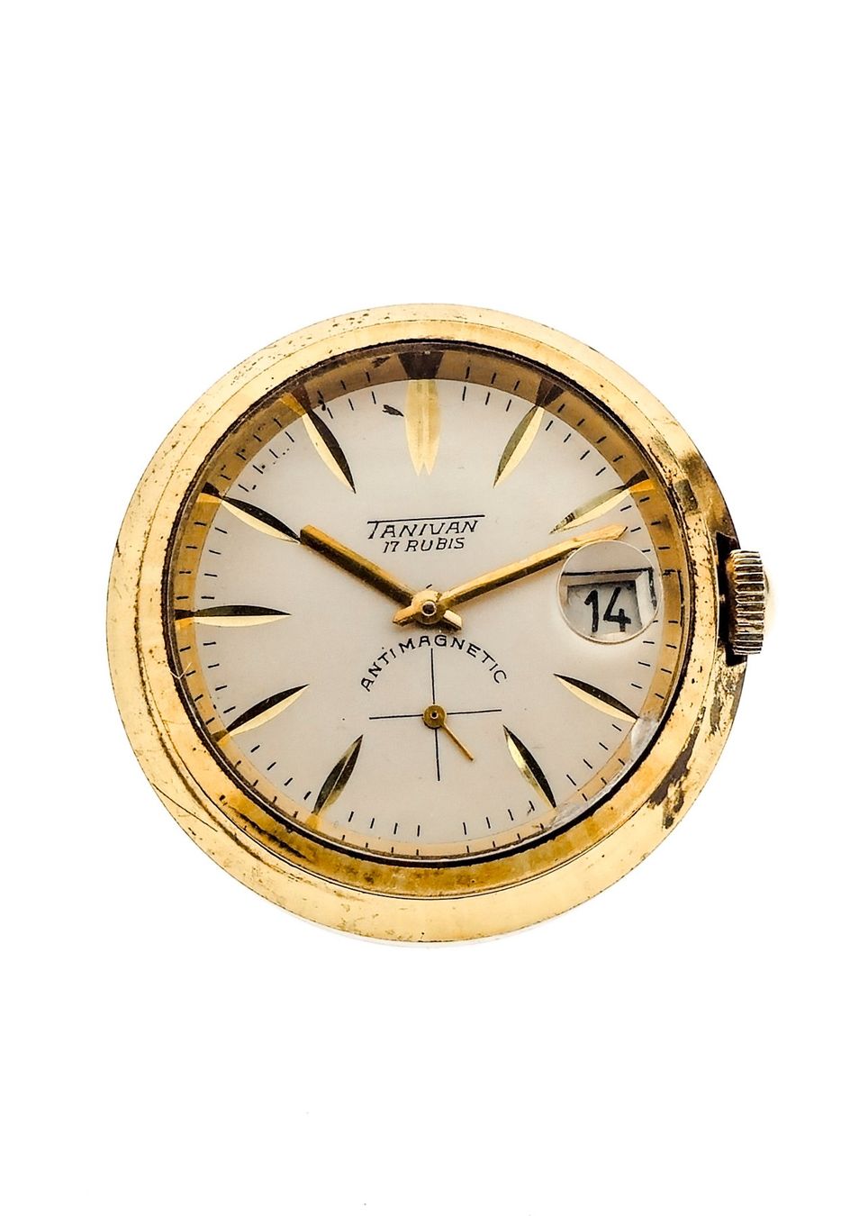 Swiss Orologi: TANIVAN Tischuhr mit Briefbeschwerer, antimagnetisch – Usato da Lugano venduto da R.Riccardo