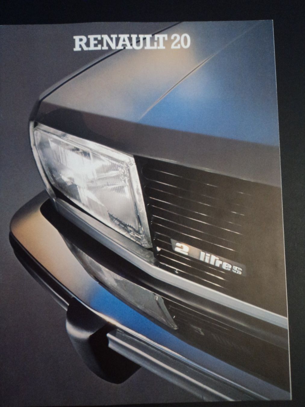 Renault Dokumente: Prospekt Renault 20 2 litres – Gebraucht aus Schwarzenburg von modelCARama 1