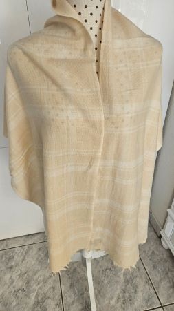 Edler Alferano Kaschmirschal, Beige, 100% Kaschmir Schal
