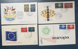 FDC Europa1959/1960 Luxembourg/Portugal/Nederland