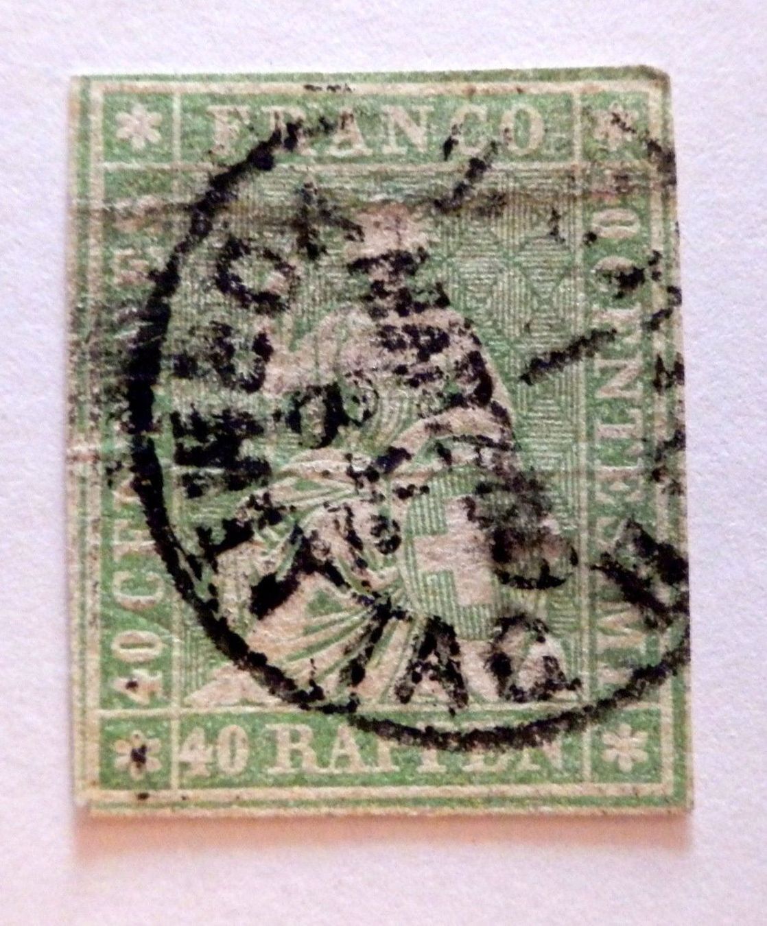 Tous les timbres: ZNr.26C, Strubeli, Kat. CHF 140.00 – D'occasion à Ueberstorf par dinbau