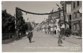 Wil SG, Kantonales Sängerfest 1925, Fotokarte Haus "Fortuna"
