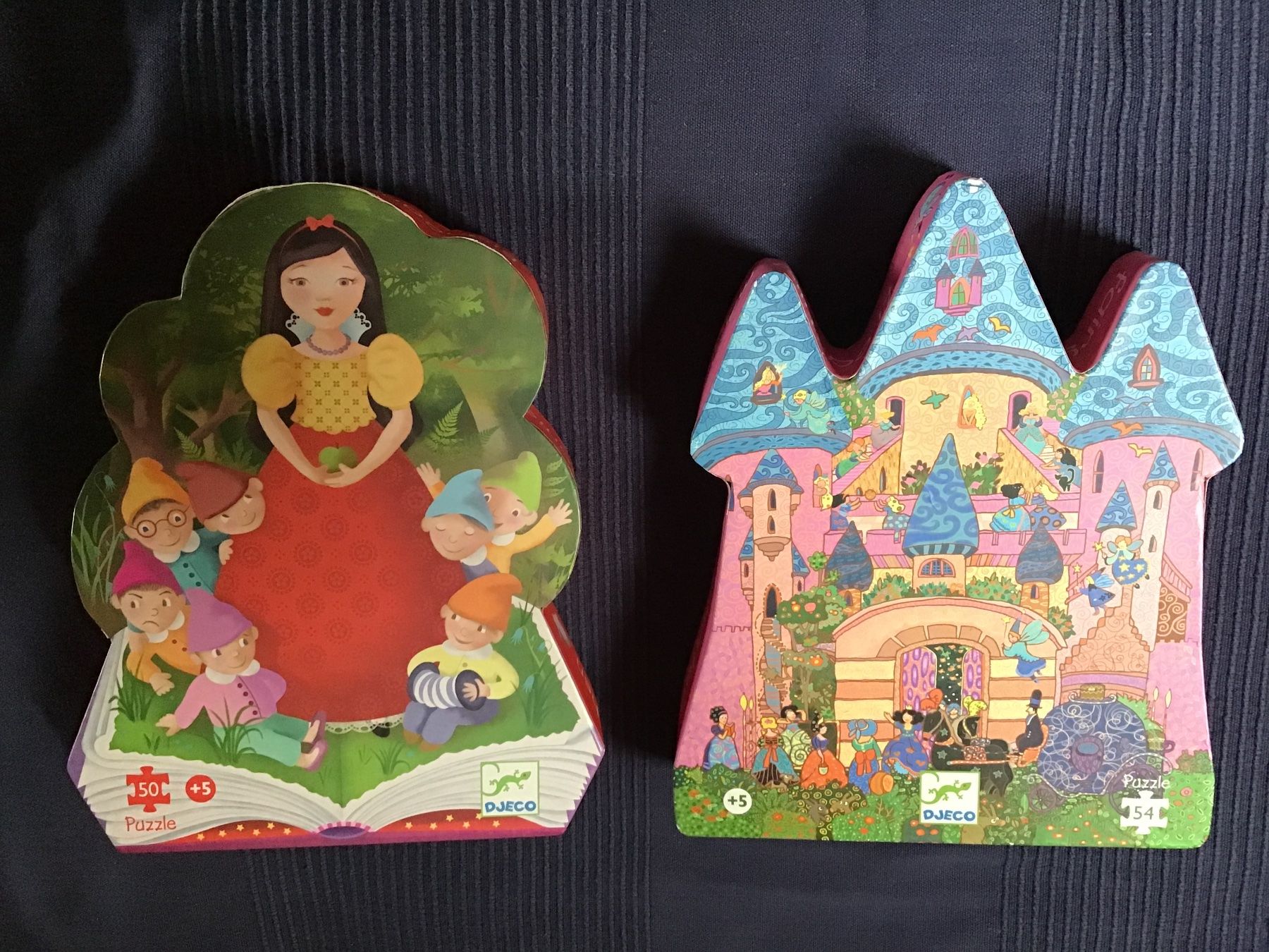 Djeco Puzzle: DJECO Puzzle Schneewittchen & Schloss, 50+54 Teile – Usato da Rüti ZH venduto da Wernika1