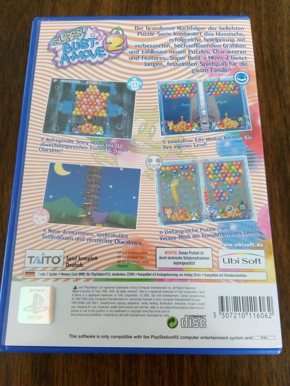 Sony Giochi: Super Bust-A-Move 2 - Playstation 2 – Usato da Pfungen venduto da Himbogame 1