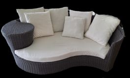 Bellissimo divano da esterno in rattan sintetico
