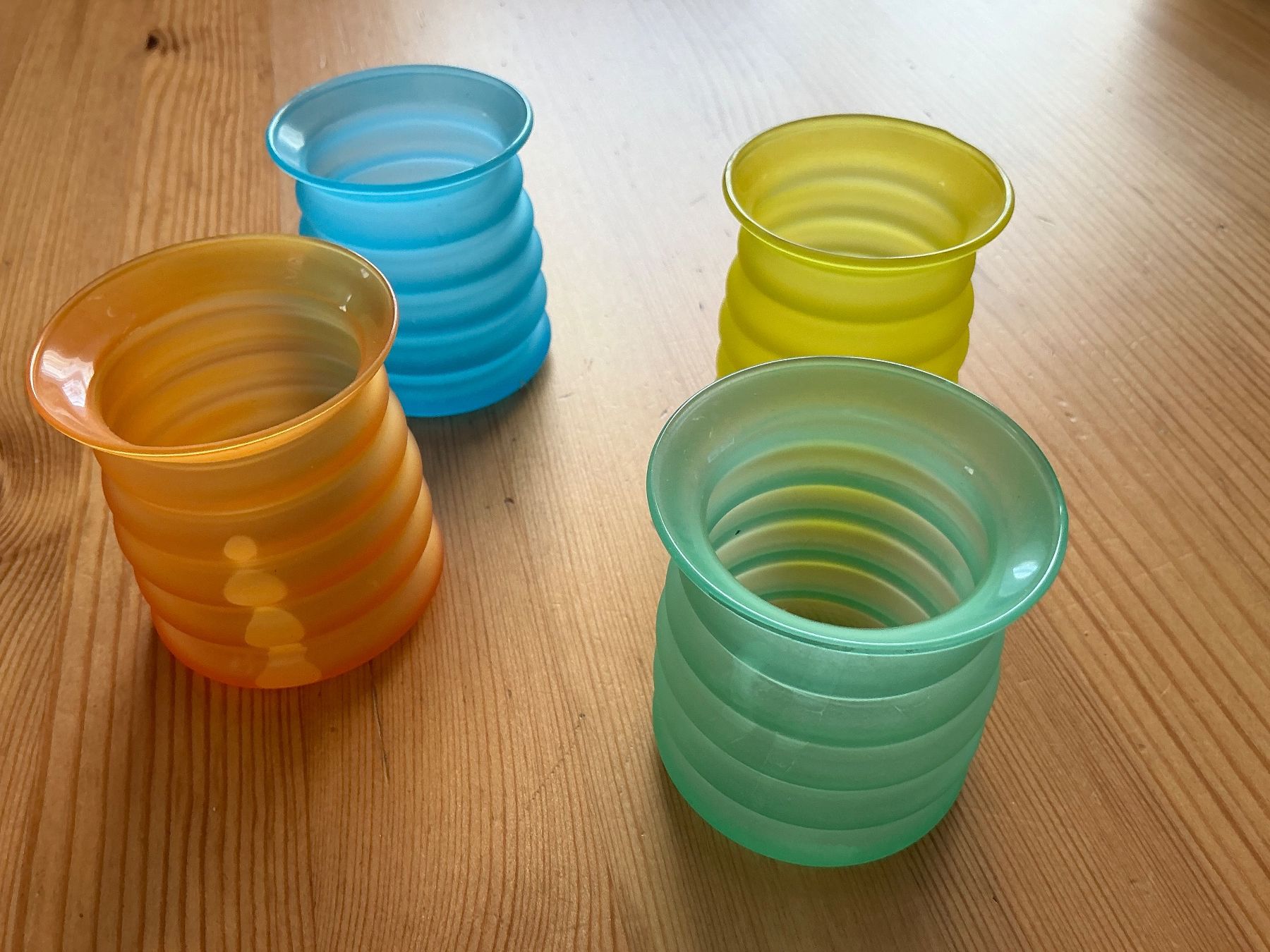 Portacandele: Kleine, farbige  WINDLICHTER,  Sommer Deko! – Usato da Aesch BL venduto da Fortexx 1