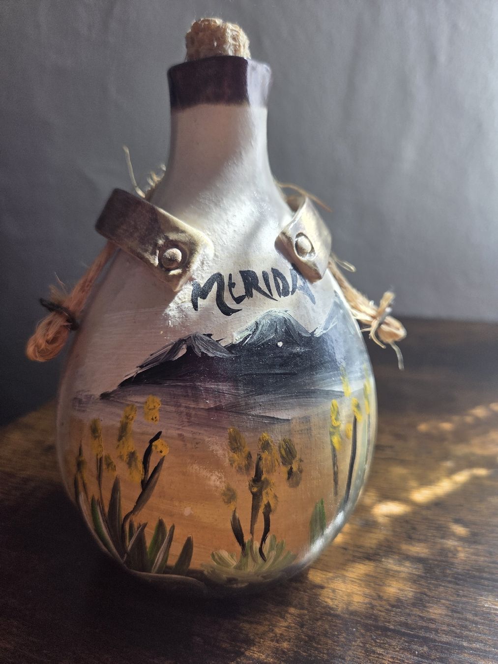 Alle Dekorationen: Decorative flask Merida painted ceramic good condition – Gebraucht aus Winterthur von Maricels_Boutique 5