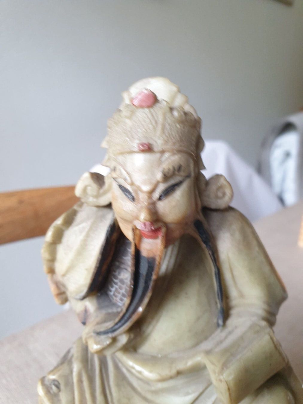 Skulpturen & Statuen: China Specksteinfigur auf Sockel – Gebraucht aus Bottmingen von sandy_2 2