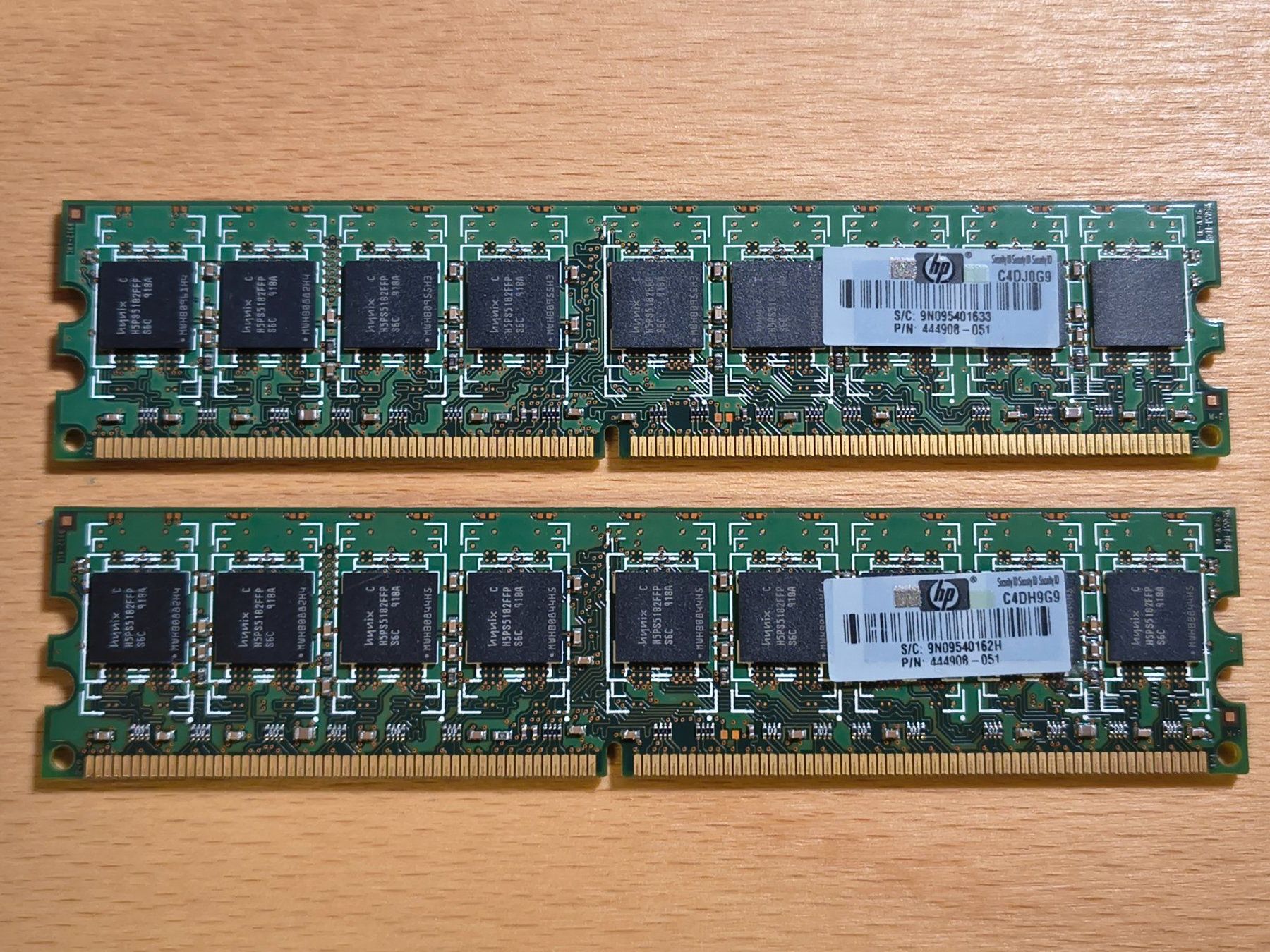Memory / RAM: RAM Speicher 2x1GB PC2-6400E – Gebraucht aus Schachen b. Reute von mys_iak