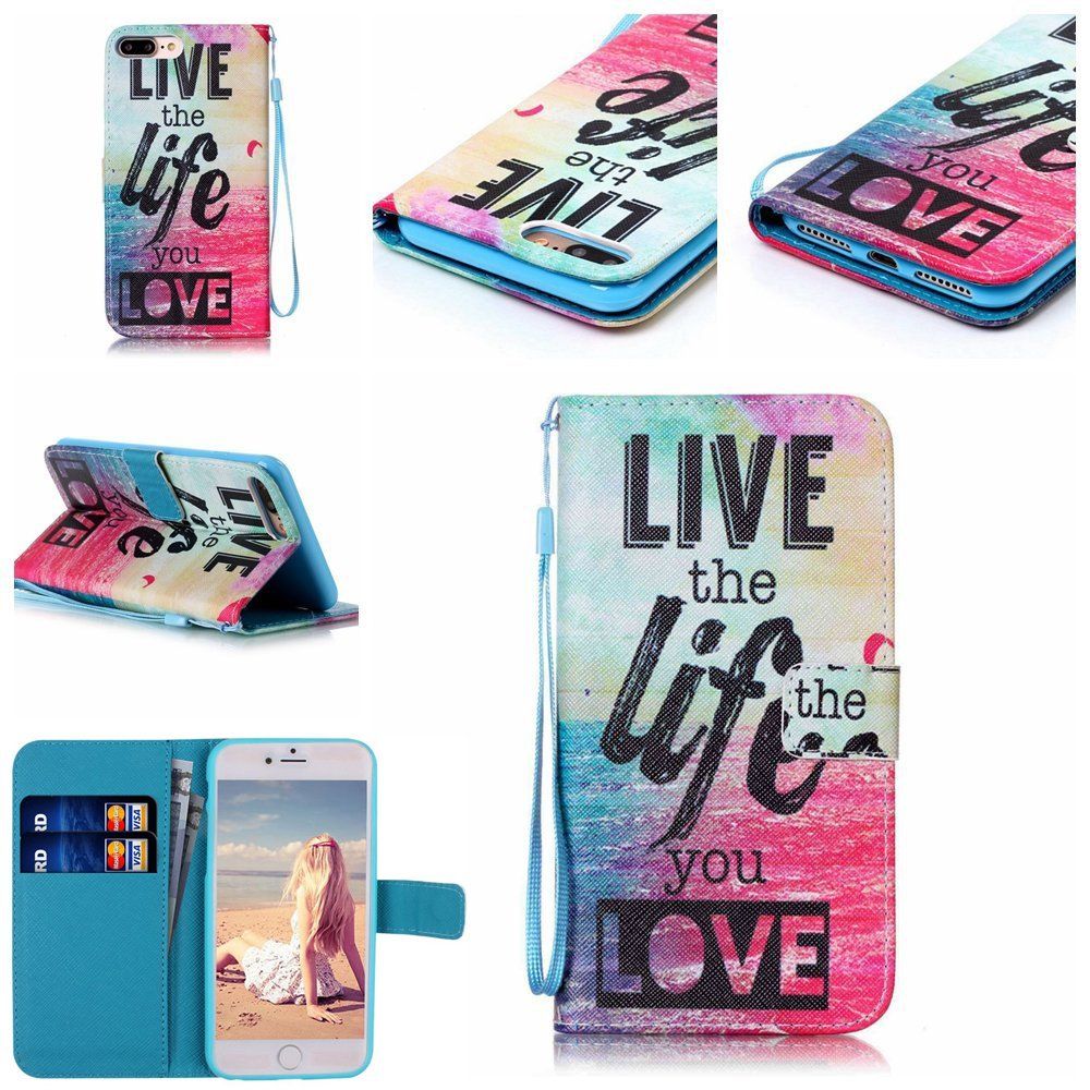 Cover & Protezioni schermo: iPhone 7 plus / 8 plus Hülle Etui Wallet Case Cover Tasche – Nuovo e nell'imballaggio originale da Volketswil venduto da coverandmore