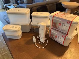 Zwilling Fresh & Save Vakuumboxen Set inkl. Vakuumpumpe