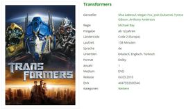 Transformers (DVD)