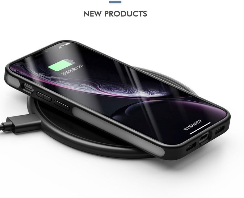 Cover & Protezioni schermo: iPhone 12 mini -Coque silicone IPAKY antichoc Noir – Nuovo e nell'imballaggio originale da Morges venduto da DigiAC 4