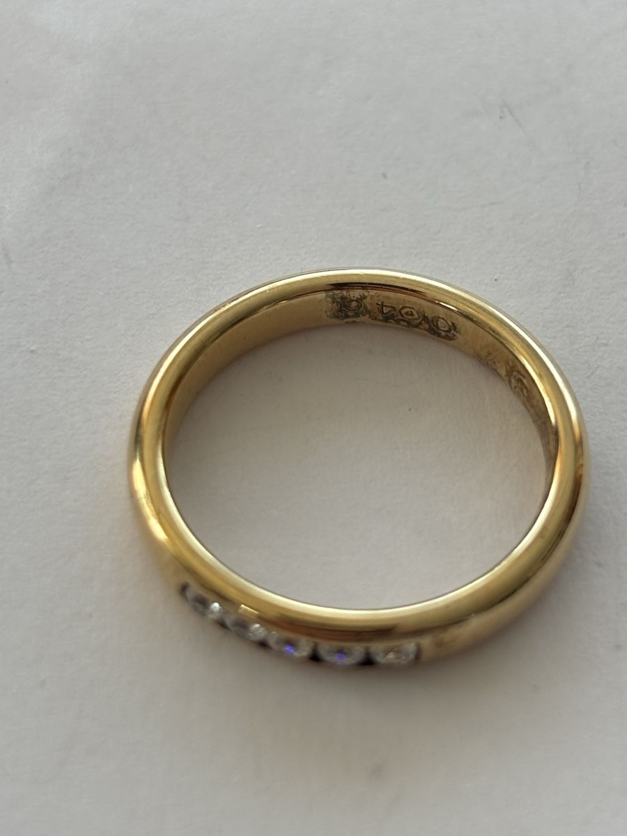 Anelli: Ring Silber 925 vergoldet – Usato da Langnau am Albis venduto da flusspflege 4