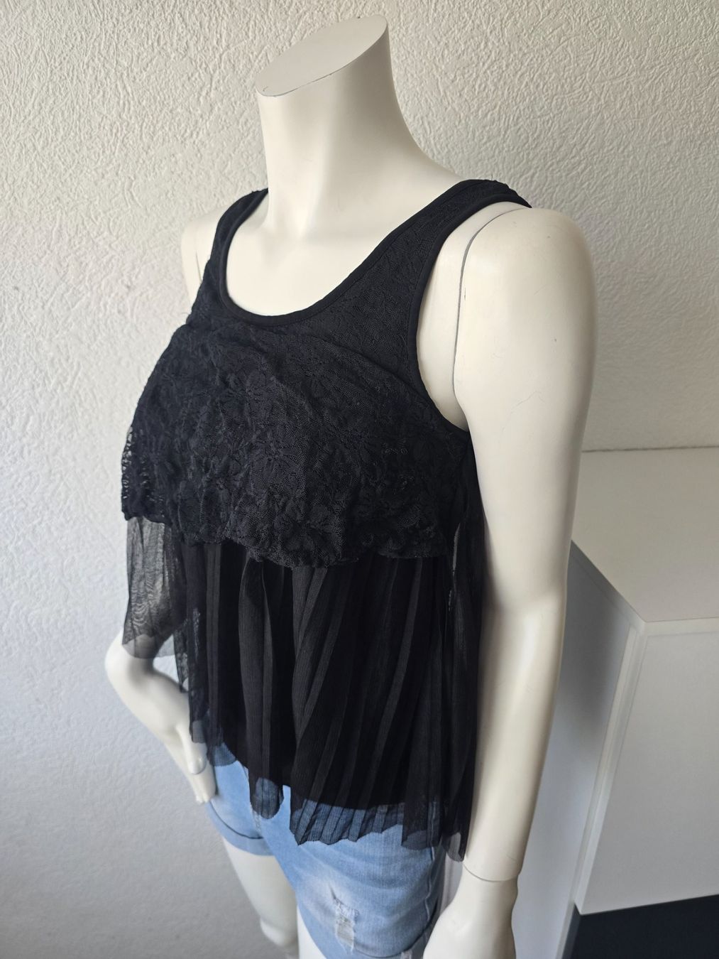 Tops: Debardeur fluide noir T-S – Gebraucht aus Les Verrières von kitel79 2